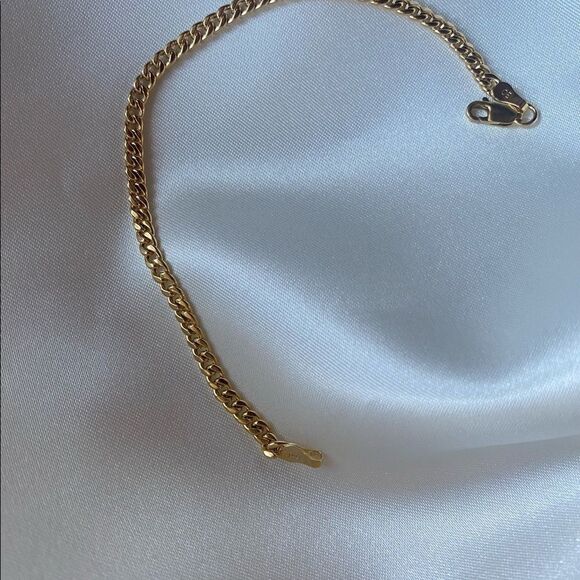 Miami Cuban Trendy real gold 14k bracelet perfect gift size 7.5” - Picture 8 of 11